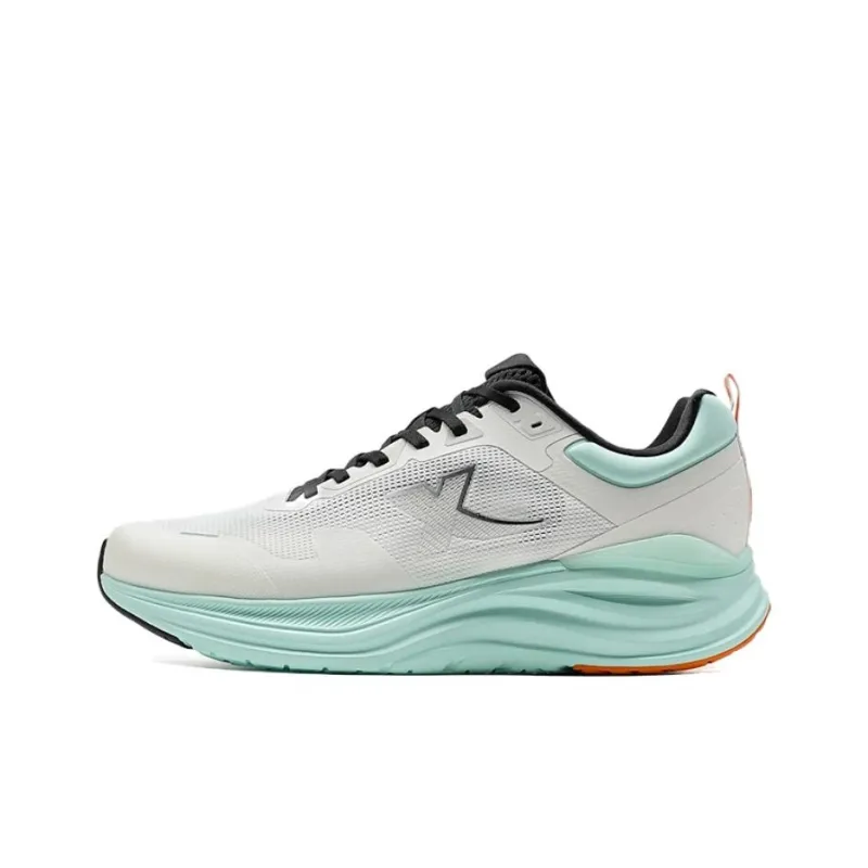 XTEP Cloud Walk 1.0 Coverage Slip Resistant Low Top Casual Running Shoes Men's White Green-0