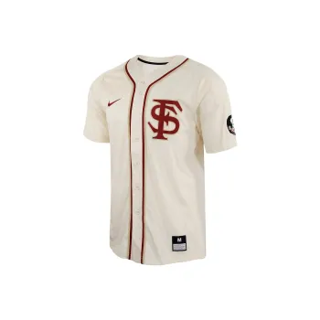 Nike Florida State Men's Nike College Full Button Baseball Jersey