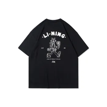 LiNing Skateboard T Shirt Men's Black