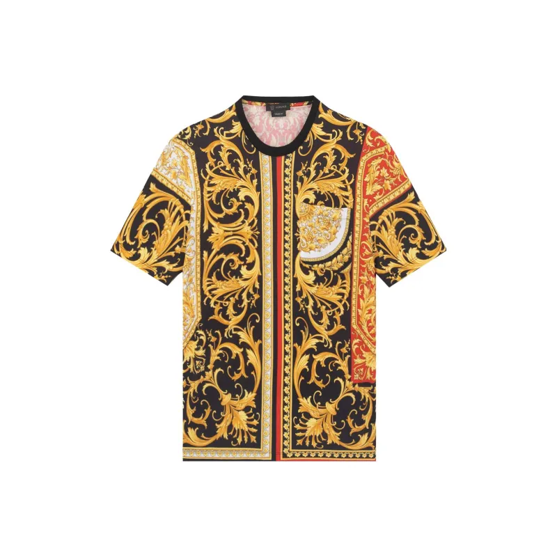 VERSACE T-Shirts Men Yellow-0