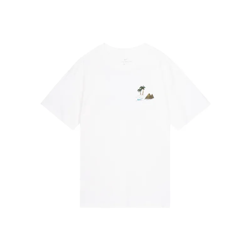 Nike T Shirts Men White-0