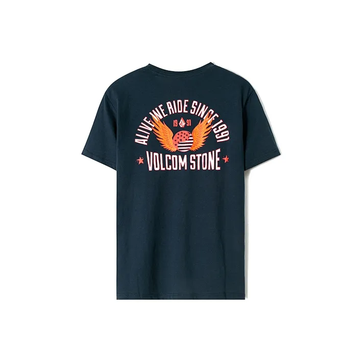 VOLCOM T-Shirts Men Navy Blue-0
