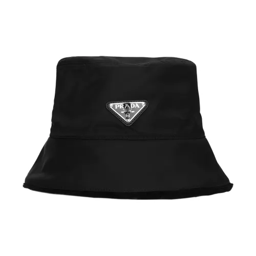 PRADA   Bucket Hats Men's Black