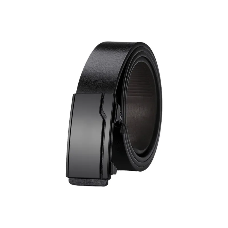YUZHAOLIN Cow Split Leather Belts Men's Width 3.5CM-0