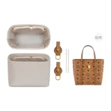 [Brown Exclusive]Beige Fleece Liner+Brown Abrasion-Resistant Buckle * Gold Protective Ring