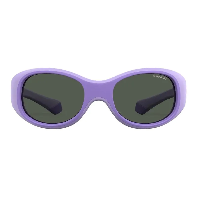 Polaroid Injection Molded Square Sunglasses Kids' Purple-1