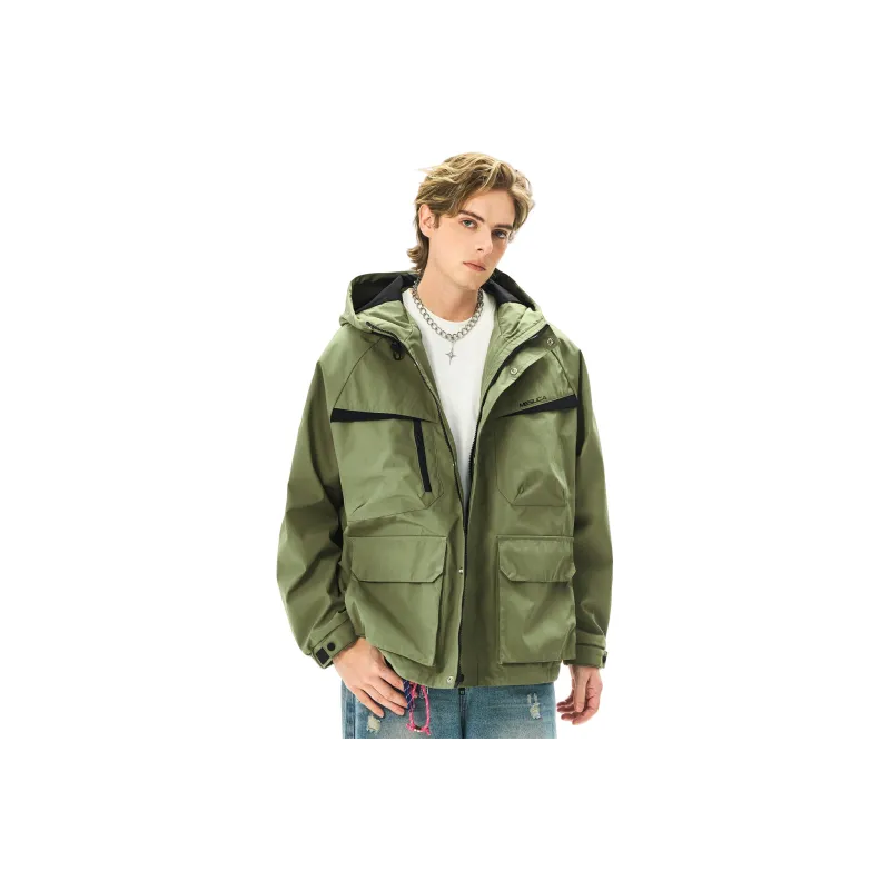 MESUCA Waterproof And Windproof Windbreaker Jacket Unisex-18