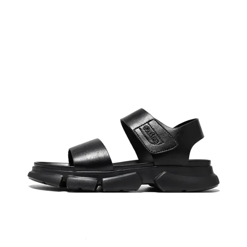 Baibianzhiheren Beach Sandals Men's Black