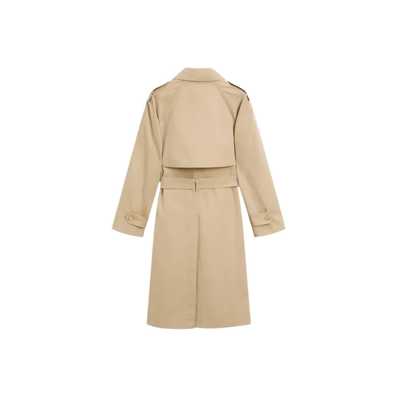 Massimo Dutti Trench Coat Women's Light Umber-1