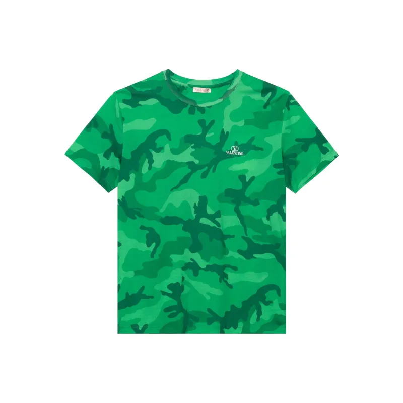Valentino T Shirts Men Green-0