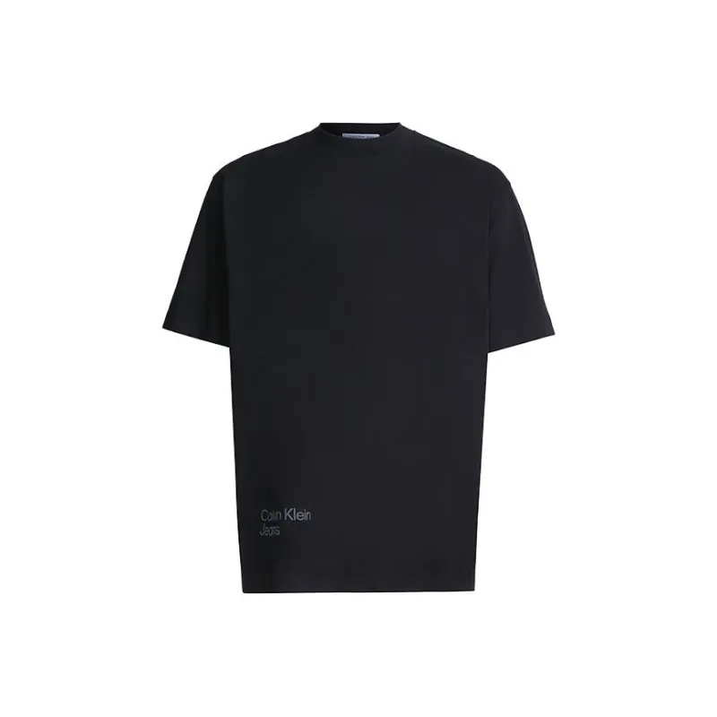 Calvin Klein Logo Printed Crewneck T Shirt-0