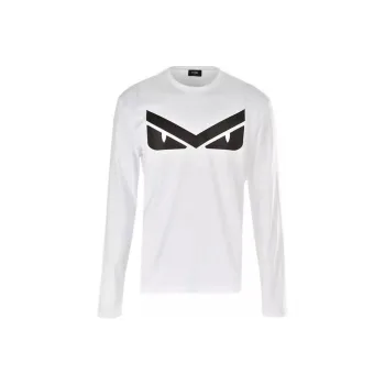 FENDI Bug Eyes Long Sleeve T Shirt