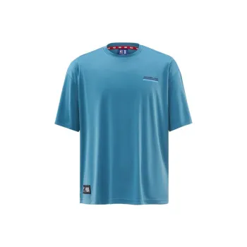 NBA Drop Shoulder Sleeve T-Shirt Men's Sky Blue