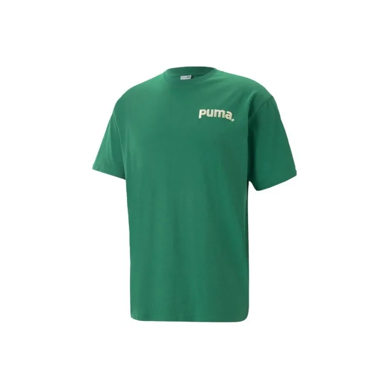 PUMA T Shirts Men Dark Green-0