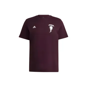 Adidas T Shirt Men's Dark Dark Reddish Purple