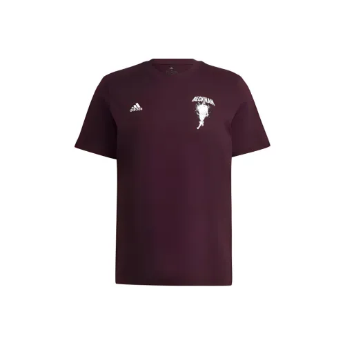 Adidas T Shirt Men's Dark Dark Reddish Purple