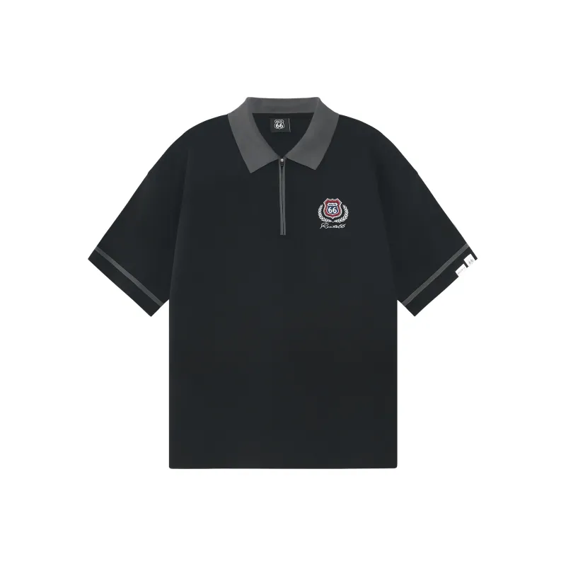 66ROUTE 66 Men's Polo Shirt Unisex-0