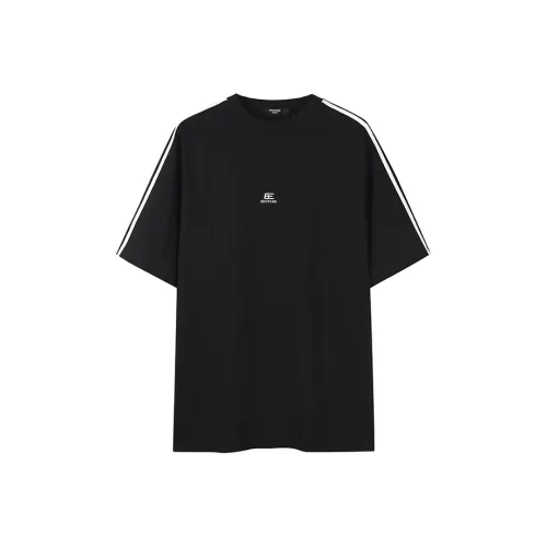 BLACK OF EXIT 남녀공용 티셔츠