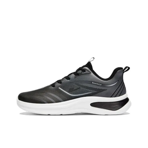 Warrior Low Top Running Shoes Men's Black Gray