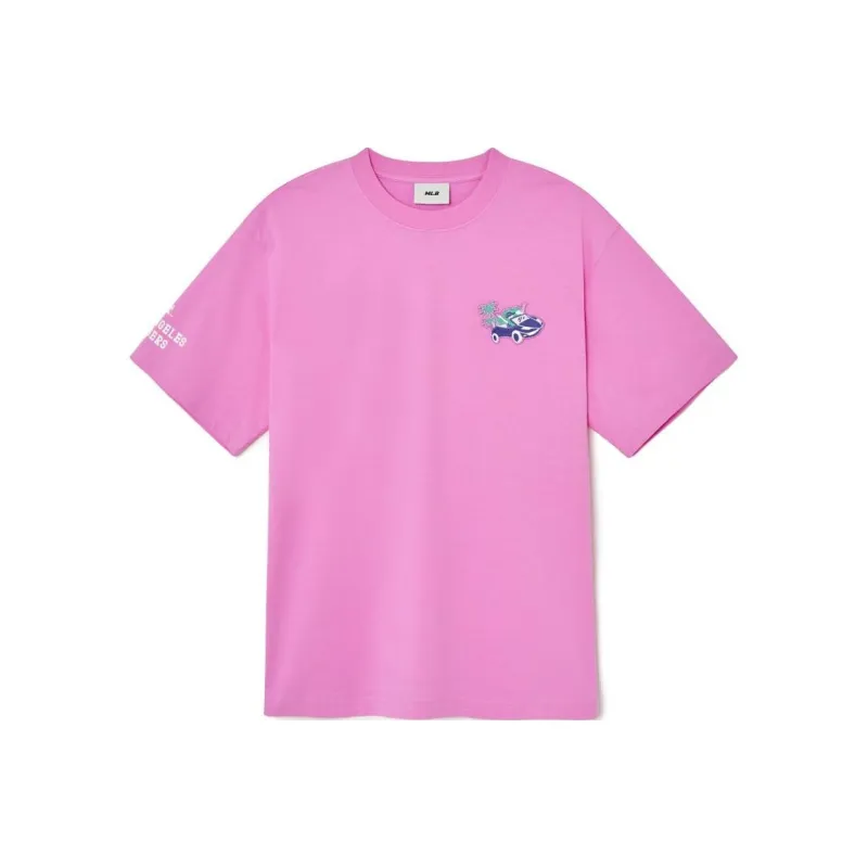 MLB T-Shirts Unisex Bright Pink-0