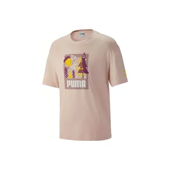 PUMA POWER T Shirt Men's Ice Island Pink