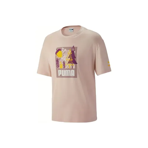 PUMA POWER T Shirt Men's Ice Island Pink