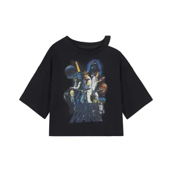 ICONS Lab x Vv.ok Drop Shoulder Sleeve T Shirt Unisex Black