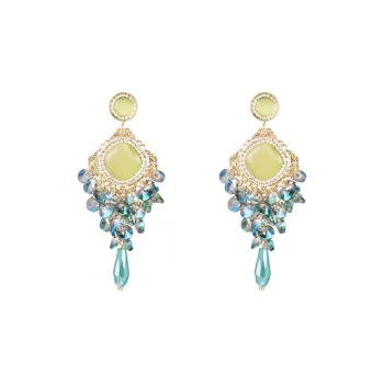Peach Tea Copper Earrings Women's