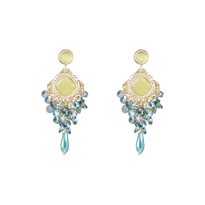 Peach Tea Copper Earrings Women's-0