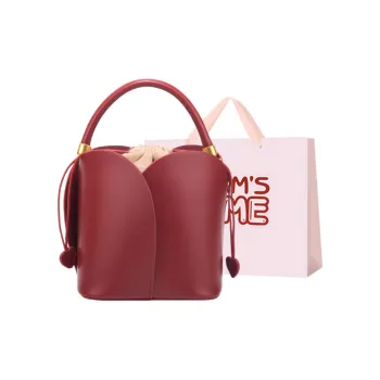 Worm's Home Pu Crossbody Bag, Handbag, Shoulder Bag Regular Women's Burgundy/Dark Brown