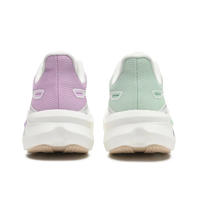 A.KNACKFUSS Low Top Running Shoes Unisex Purple Green Mismatched-2