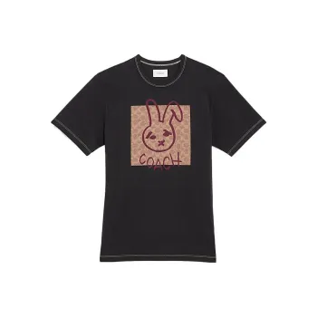 COACH T-Shirts Men Black