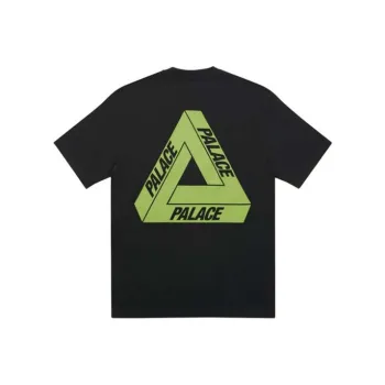 PALACE Tri To Help T Shirt 'Black/Bright Green'