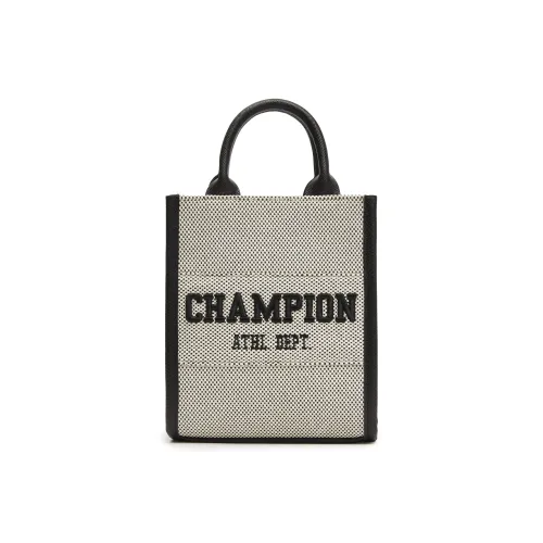 Champion Fabric Artificial Leather Shoulder Bag Unisex Multicolor