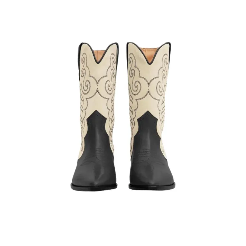 ISABEL MARANT Duerto Ankle Boots 4cm Women's Beige-3