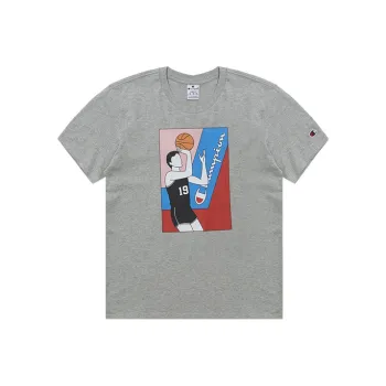 Champion FunnyTee Collection SS22 T Shirt Unisex Light Gray