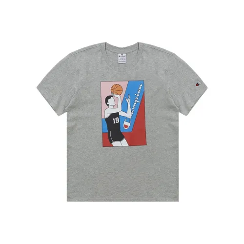 Champion FunnyTee Collection SS22 T-Shirt Unisex Light Gray