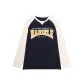 Navy Blue & Ecru