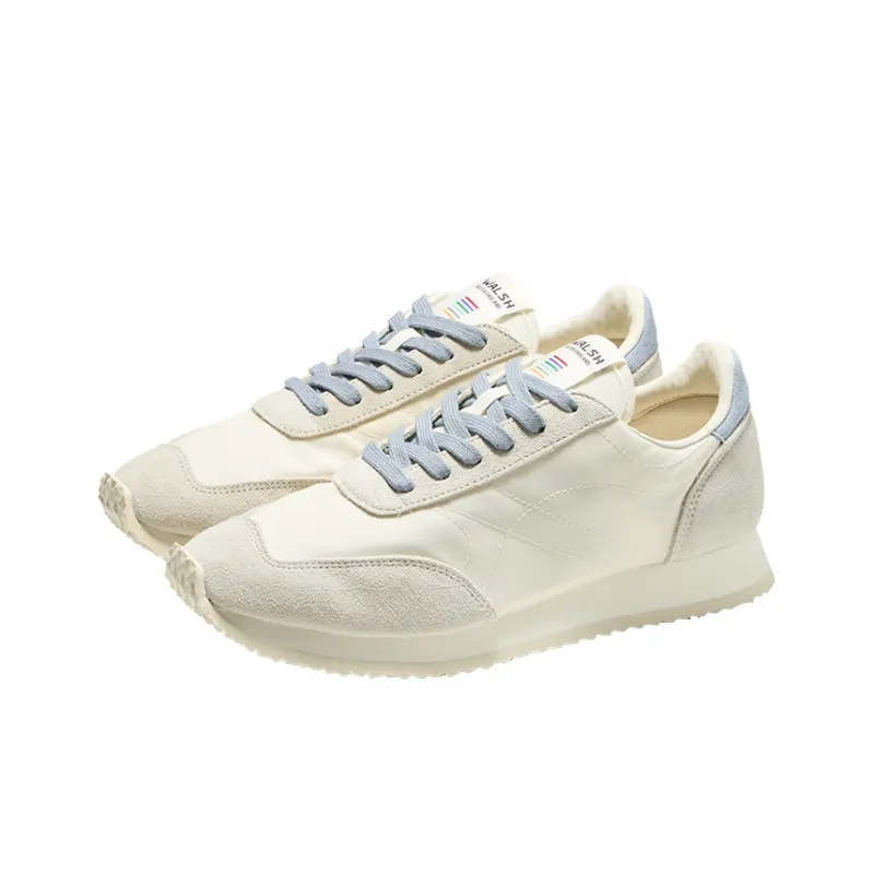 Norman Walsh Low Top Casual Shoes Unisex Beige White Blue-2