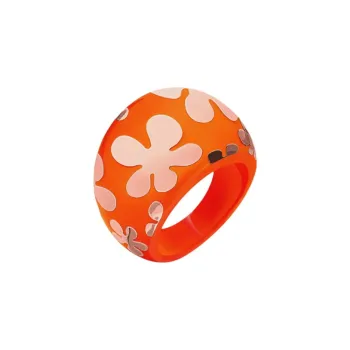 Folli Follie Plastic Rings Women's Orange