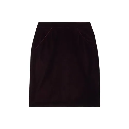 TF Casual Short Skirts Women's Burgundy