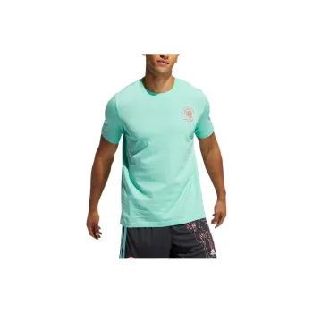 Adidas T Shirts Men Mint Green