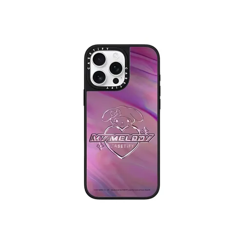 CASETIFY x Sanrio PC Material Classic Logo Phone Cases Compatibility With IPhone 16/15/Pro/Pro Max Cute Style
