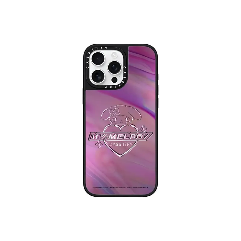 CASETIFY x Sanrio PC Material Classic Logo Phone Cases Compatibility With IPhone 16/15/Pro/Pro Max Cute Style-0