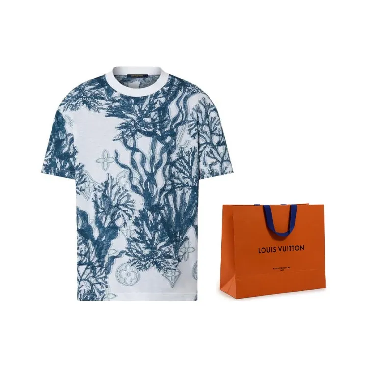 LOUIS VUITTON 2000s Aquagarden Monogram T shirt-7