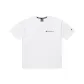 White with Back Vertical Stripes and Logo Overlay