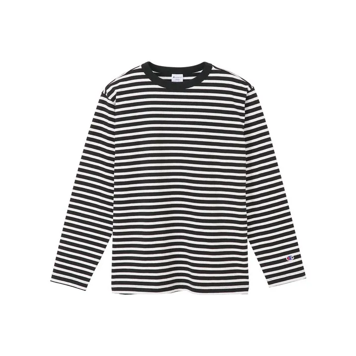 Champion Straight Long-Sleeved T-Shirt Japan Version Unisex-0