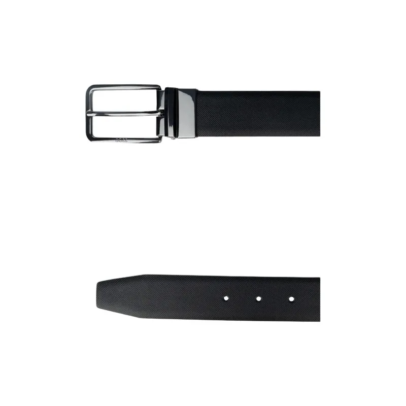 HUGO BOSS Logo Engraved Buckled Belt-2