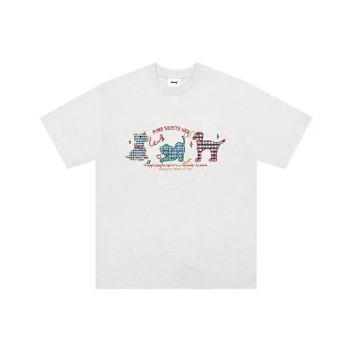 PCMY T Logo-Stickerei Unisex
