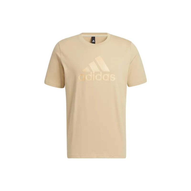 Adidas Set in Sleeve T Shirt Men's Brown-0